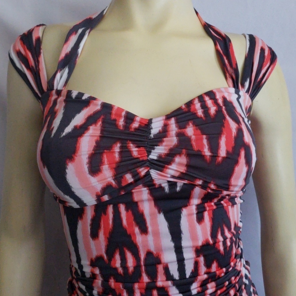 GUESS NEW MINI ORANGE DRESS SZ S - Picture 2 of 8